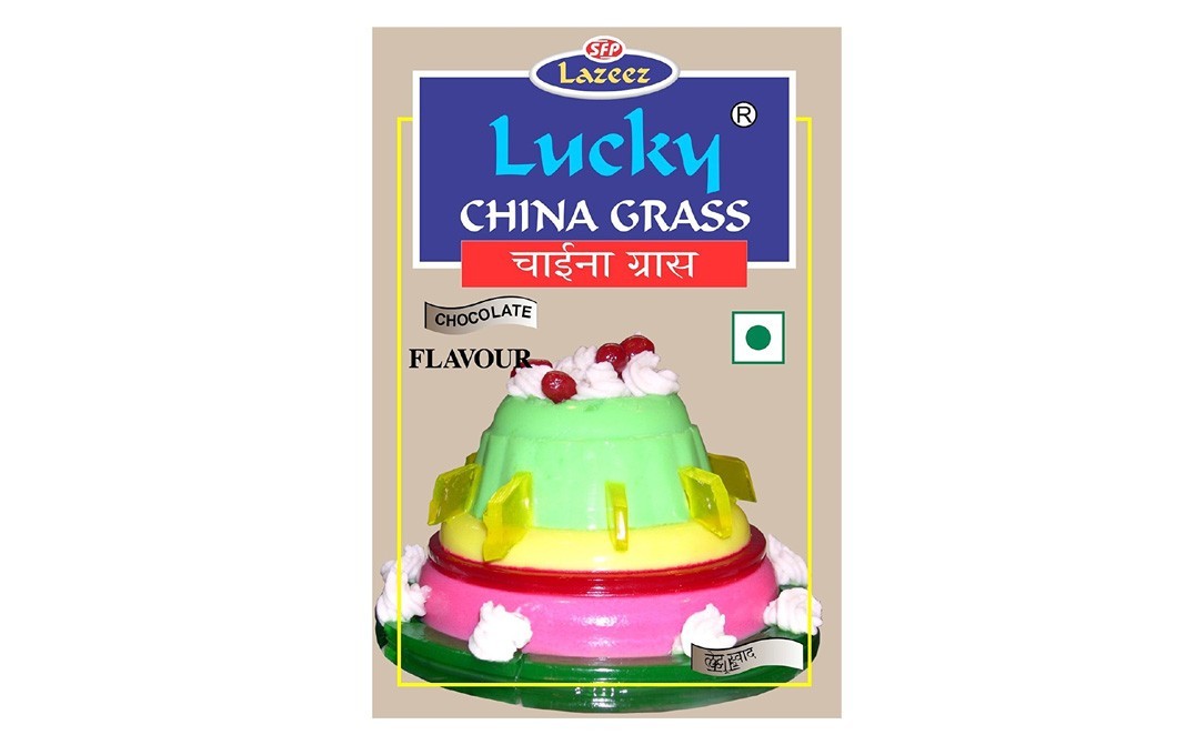 Lucky China Grass Chocolate Flavour   Box  100 grams